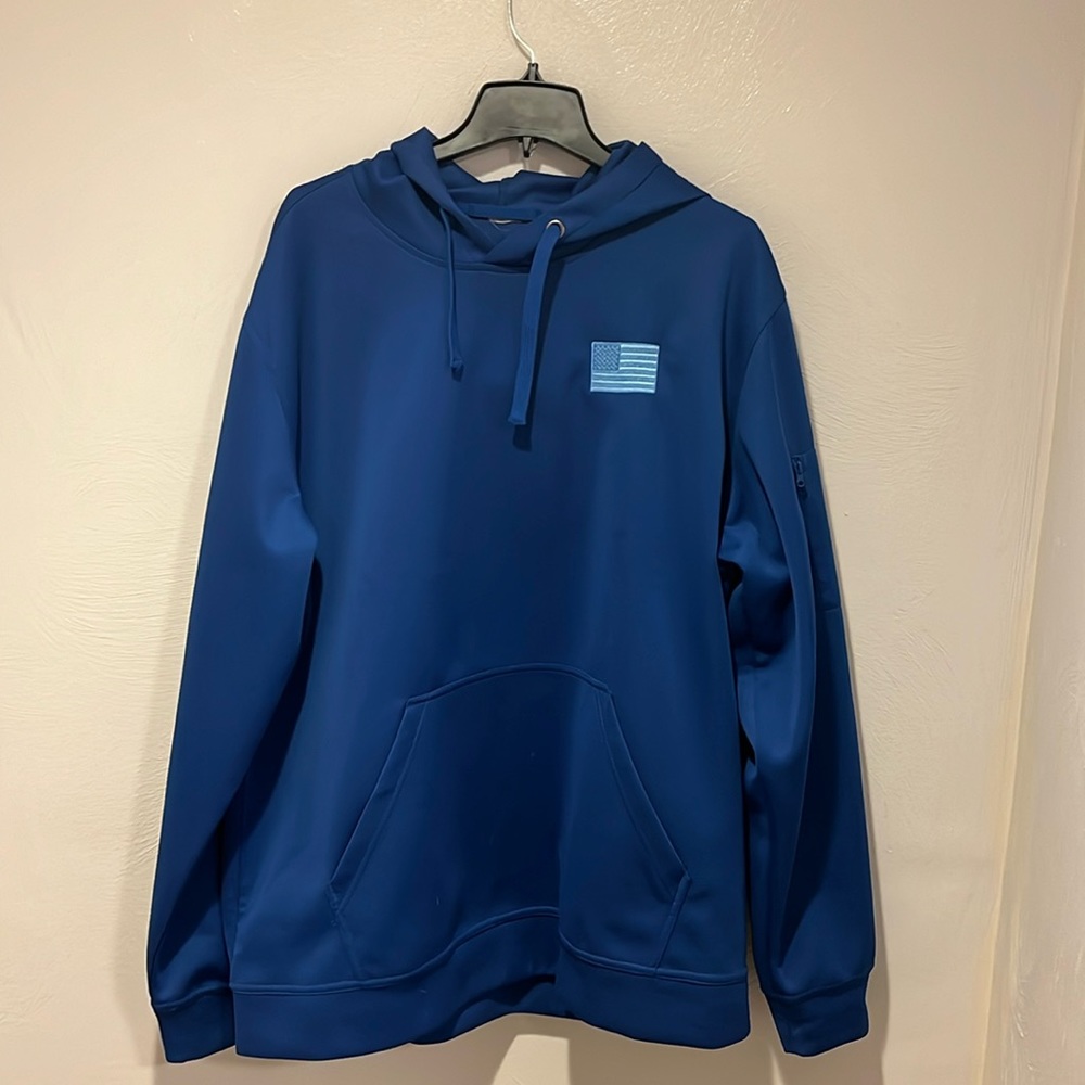 Royal blue blank sweatshirt
